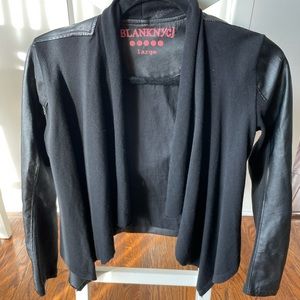 Girls faux leather jacket